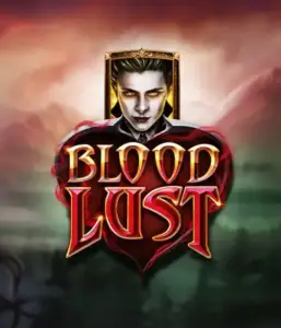 ELK Studios' Blood Lust slot displayed with its enigmatic vampire theme, including high-quality symbols of vampires and mystical elements. Highlighted in this image is the slot's gothic aesthetic, enhanced by its unique 5-reel and 99-payline structure, appealing for those fascinated by dark, supernatural themes.